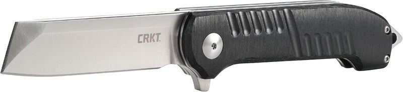 CRKT Razel GT Assisted Folding Knife with Liner Lock: Stainless Steel Plain Edge Blade, Aluminum Handle, Pocket Clip, 4031 - Image 4